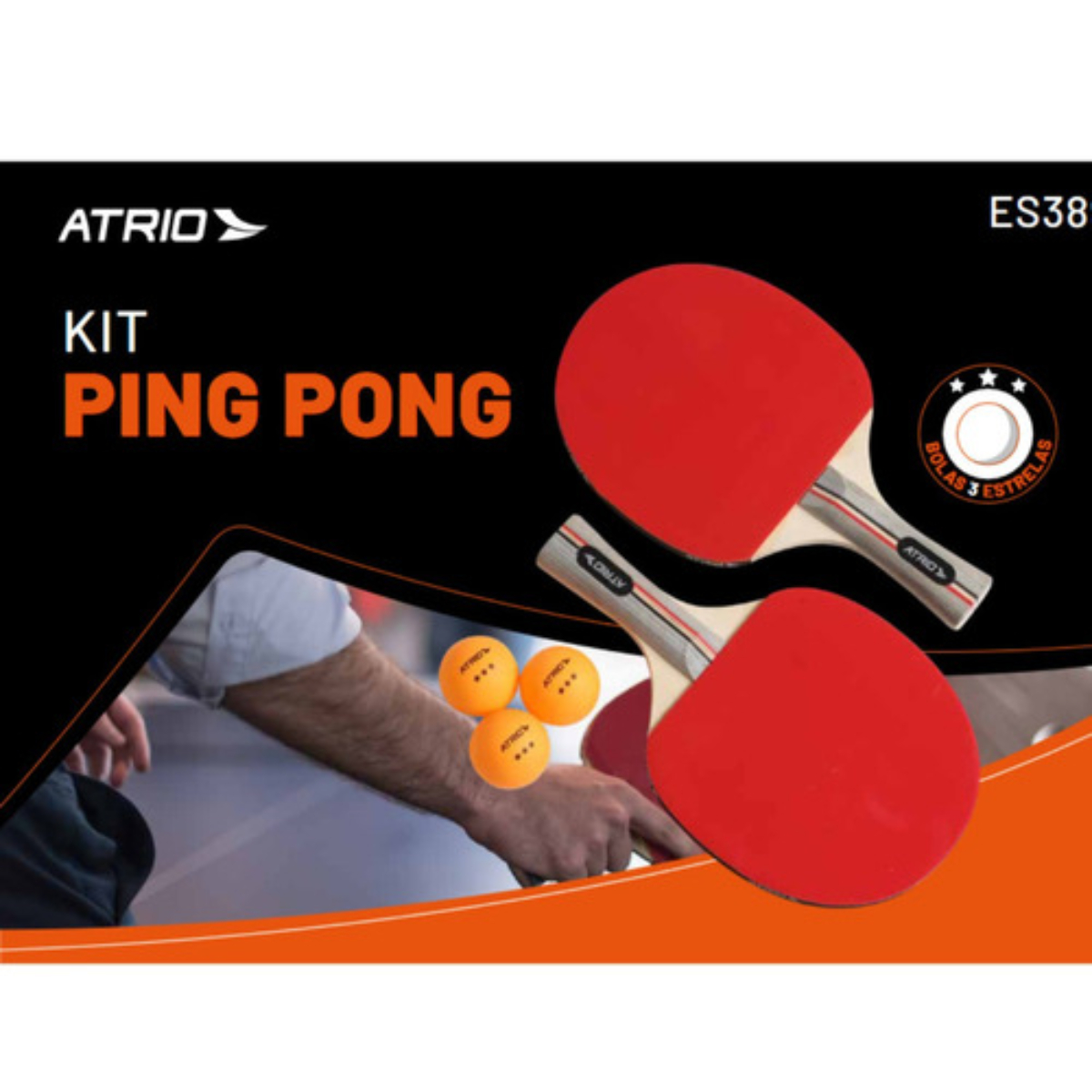 Rede Mesa Ping Pong Profissional Ajustável Atrio Retratil