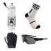 Kit Kode Caramanhola Luva Oculos Meia Ciclismo Bike