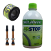 Kit Tubeless Arstop Selante 500ml + Válvulas+ Fita Ciclismo