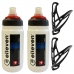 2x Garrafa Caramanhola com Suporte Elleven 560ML bike Mtb Speed 