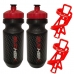 2x Garrafas Caramanhola Sense 560ml Ciclismo Com Suporte 