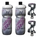 2x Garrafas Squeeze Caramanhola Térmica com Suporte Pink 590ml