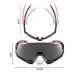 Óculos Ciclismo Rockbros Com 5 Lentes Uv 400 Mtb Speed