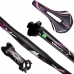 Kit Venzo Tx Canote Mesa Guidão Selim Mtb Bike Rosa