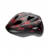 Capacete Ciclismo Infantil Kids Com Regulador Raio Vermelho