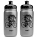 2x Garrafas Caramanhola Ciclismo Bike PTK Squeeze Cinza