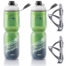 2x Garrafas Caramanhola Térmica com Suporte 700ml PTK Verde