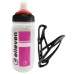 Garrafa com Suporte Caramanhola Elleven 560ML Ciclismo Mtb Speed Rosa