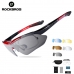 Óculos Esporte Corrida Ciclismo Rockbros 5 Lentes Polarizada Vermelho