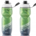 2x Garrafas Caramanhola Térmica Ciclismo 600ml Bike PTK Verde