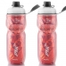 2x Garrafas Térmica Ciclismo Caramanhola Bike 600ml Bike Ptk Vermelho