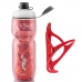 Garrafa Térmica Ciclismo com Suporte Bike 600ml Bike Vermelho