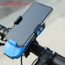 Farol Para Bicicleta Recarregavel Usb C/ Suporte Celular e Buzina