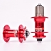 Par Cubo Novatec D041sb/d042sb 9/10/11/12v 32 Furos Mtb Vermelho