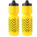 2x Garrafa Caramanhola Bike Esporte Hupi Pullo 750ml Squeeze Amarelo