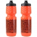 2x Garrafa Caramanhola Bike Esporte Hupi Pullo 750ml Squeeze Laranja