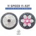 Cassete 11v 11/52 Sunshine Mtb Super Cog 52d 11x52d K7 