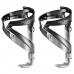 2x Suporte Caramanhola Garrafa Ciclismo Rockbros Galvanizado Cinza