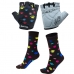 Luva Gel Meia Ciclismo Kit Combinadinho Hupi Bike