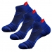 kit 3x Meias Esportiva Cano Curto Running Corrida Compressão Fit Azul