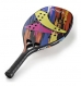 Raquete Beach Tennis Fiberglass Eva Com Raqueteira + 3 Bolas