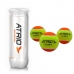 Raquete Beach Tennis Fiberglass Eva Com Raqueteira + 3 Bolas