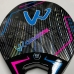 Raquete Beach Tennis 100% Carbono 3k com bolas Palmbeach Azul