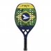 Raquete Beach Tennis Carbon Acabamento Em 3d Com Raqueteira