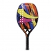 Raquete Beach Tennis Fiberglass Acabamento Em 3d + 3 Bolas