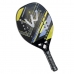 Raquete Beach Tennis 100% Carbono 3k com bolas Primewave Amarela