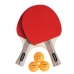 Raquete Tênis De Mesa Ping Pong 2 Raquete 3 Bolas Atrio