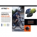 Capacete Ciclista Mtb Com Led Atrio Unissex Bike Cores