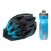 Kit Capacete Tsw Ciclismo Garrafa Térmica Squezze Bike Azul