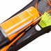 Kit Badminton Completo Vollo Com 2 Raquetes 3 Petecas Nylon