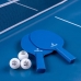 Kit Tênis De Mesa Ping Pong Raquetes Bolas Rede Vollo