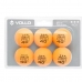 Kit Raquetes Tênis De Mesa 6 Bolas Rede Vollo Impulse