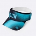 Viseira Para Corrida Hupi Running Esportes verde agua 