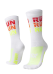 Kit Boné + Meia Para Corrida Hupi Running Run Caminhada Run Run Branco