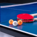 Kit De Ping Pong Tênis De Mesa Vollo 2 Raquetes 3 Bolas Rede