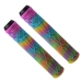 Manopla Freestyle Bmx Borracha Macio Luva Punho Rainbow