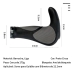 Manopla Absolute Mtb Com Bar End Borracha Antiderrapante Preto