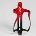 2x Suportes Garrafa Bike Rockbros Aluminio Bicolor Metalizado Vermelho/Preto