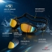 Óculos De Natação Speedo Poseidon Antiembaçante + Touca Preto