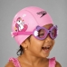 Óculos De Natação Infantil Baloo Speedo + Touca 2 A 4 Anos Rosa