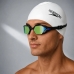 Óculos De Natação Speedo Syber Flow + Touca Flat Cap Branco/preto