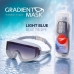 Máscara Óculos De Natação Speedo Gradient Mask + Touca Flat Cinza/prata