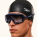 Máscara Óculos De Natação Speedo Gradient Mask + Touca Flat Azul/preto