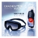Máscara Óculos De Natação Speedo Gradient Mask + Touca Flat Azul/azul