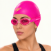 Touca Silicone + Óculos De Natação Speedo Legend Performance Rosa Neon