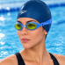 Touca Silicone + Óculos De Natação Speedo Legend Performance Azul Amarelo